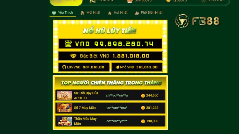 Nổ hũ cực đậm luôn dành cho anh em may mắn nhất