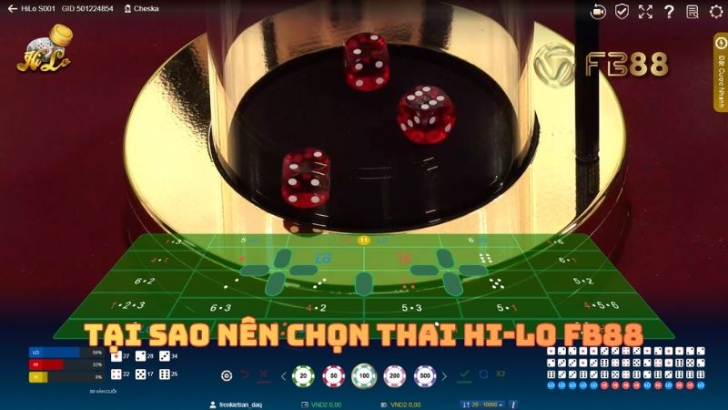 Sức hút của game Thai Hi-lo FB88